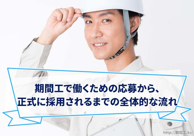 アウトソーシング経由で期間工になる際の採用までの流れ